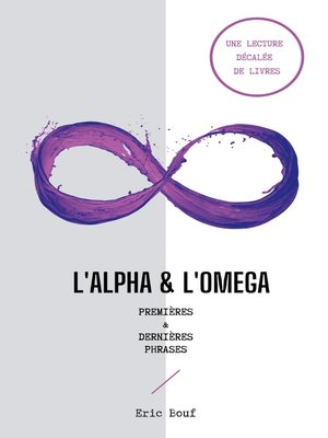 cover image of L'alpha & l'omega